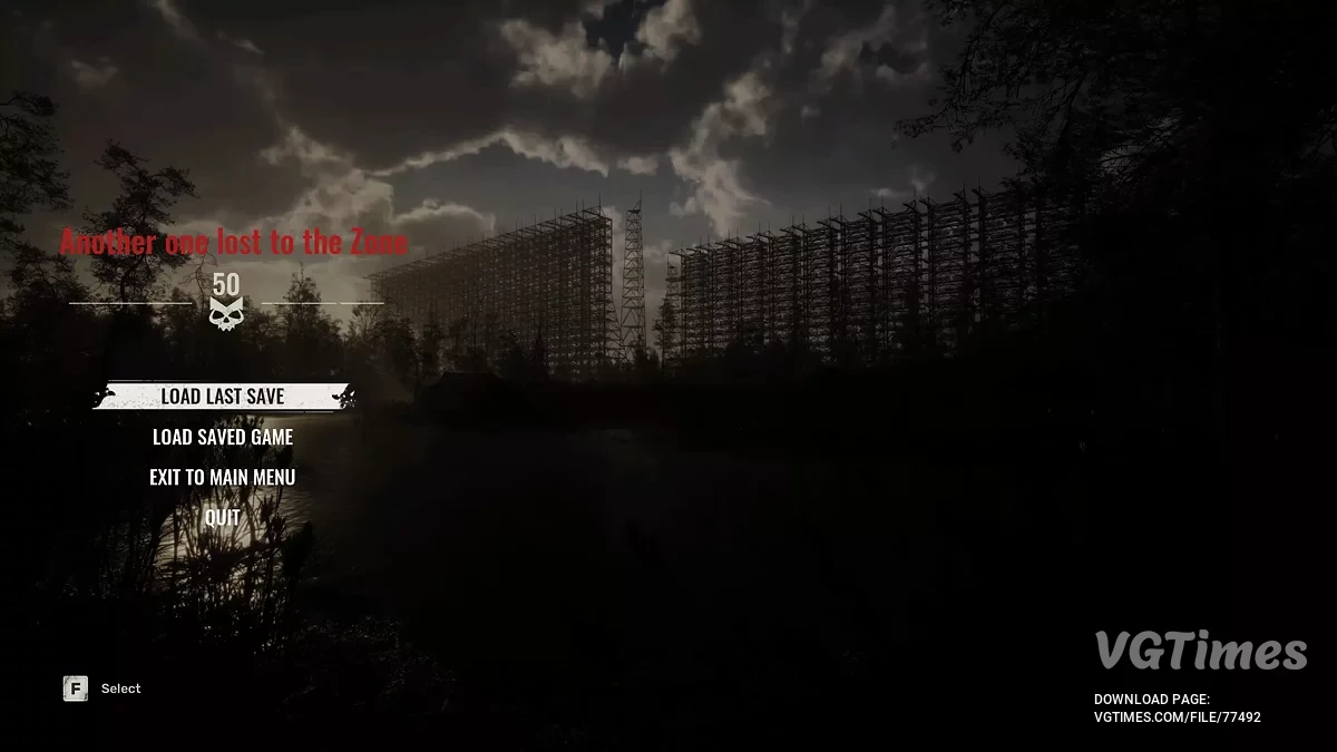 S.T.A.L.K.E.R. 2: Heart of Chornobyl — Death Screen "Arc"