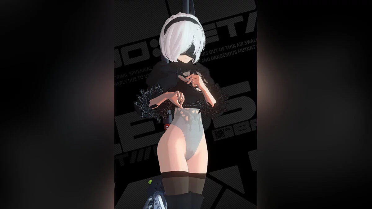 Zenless Zone Zero — Ellen cosplays 2B