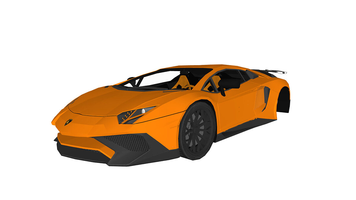 Simple Car Crash Physics Sim — Lamborghini Ach