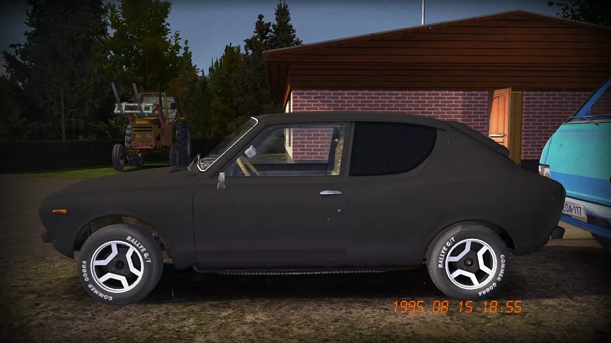 My Summer Car — Fácil inicio del juego, sellos de 1kk y coche montado.