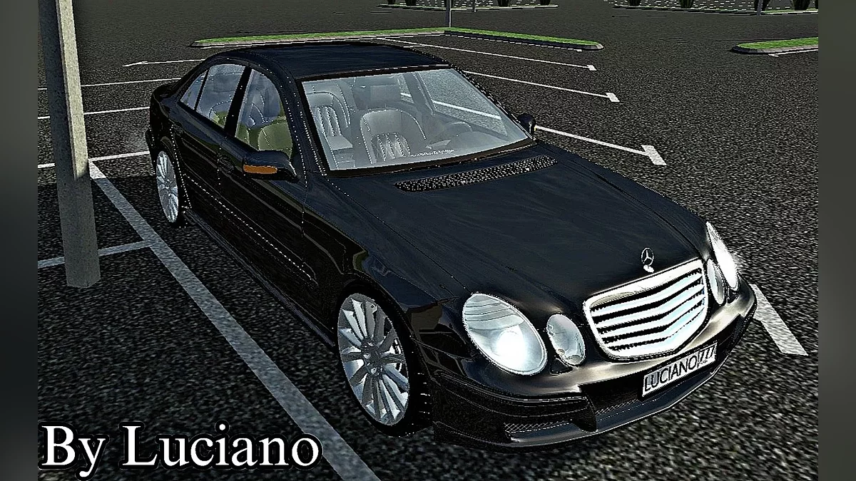 Simple Car Crash Physics Sim — Mercedes Benz E320 (B211)