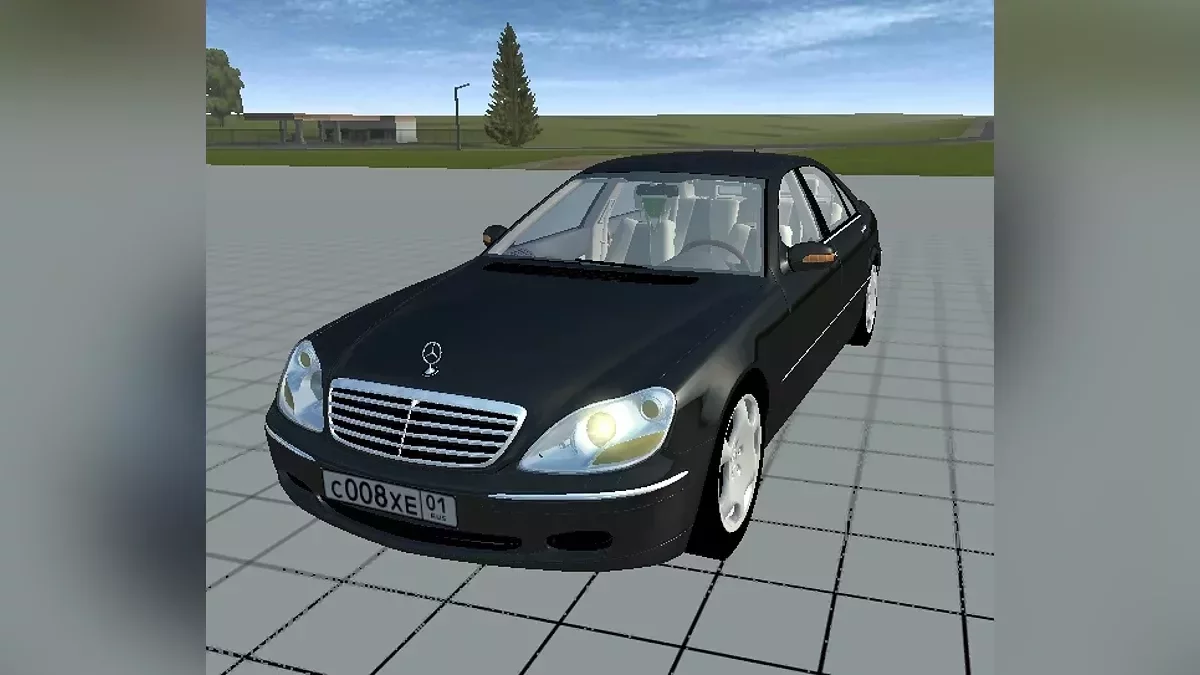 Simple Car Crash Physics Sim — Mercedes Benz C600 B220