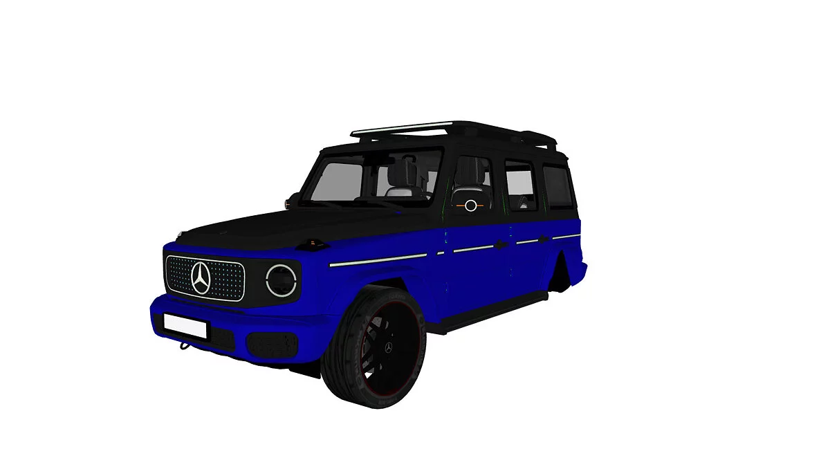 Simple Car Crash Physics Sim — Mercedes Brabus G-Class Electronic