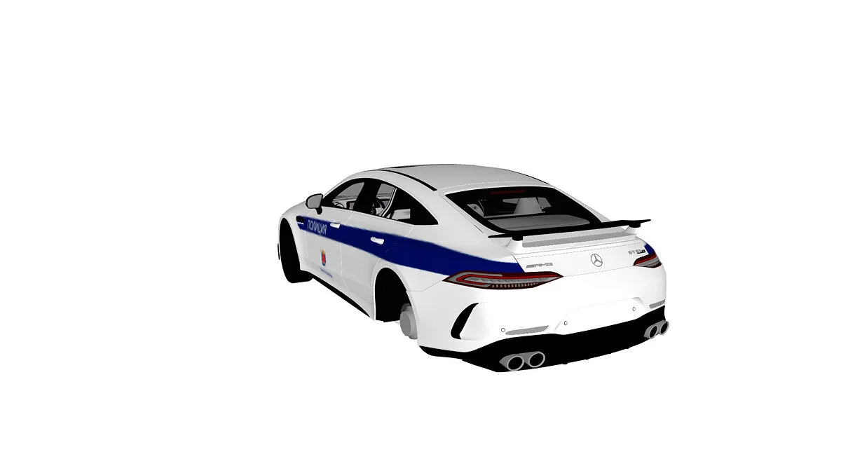 Simple Car Crash Physics Sim — Mercedes GT63 S