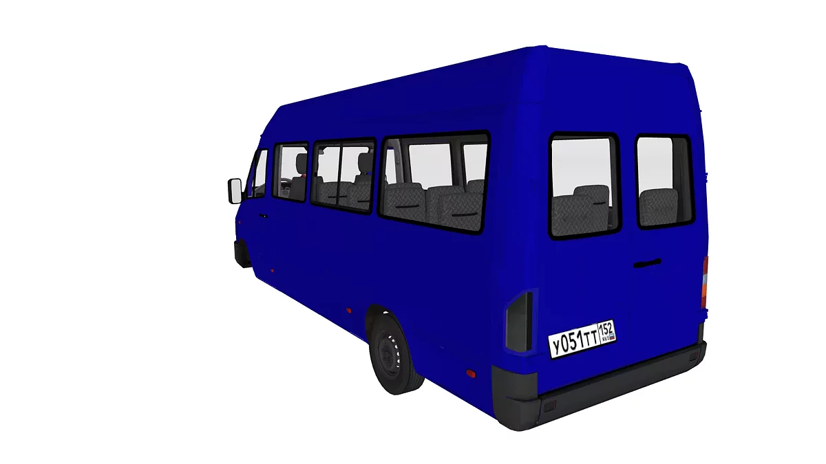 Simple Car Crash Physics Sim — Mercedes Sprinter 1997