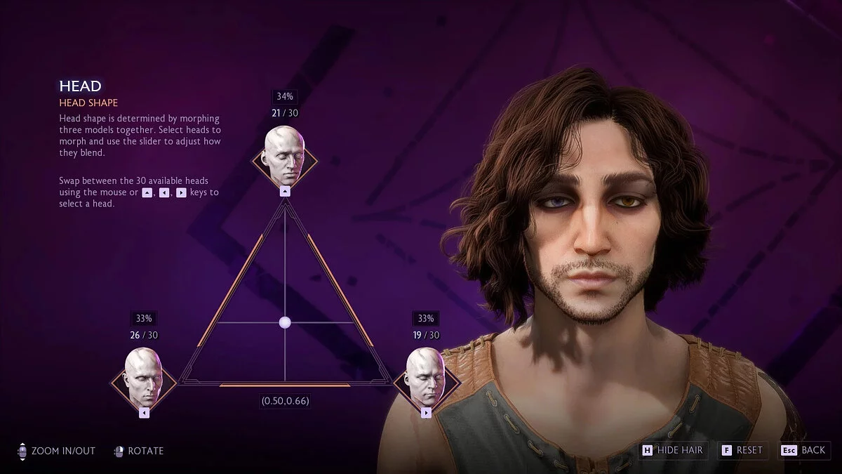 Dragon Age: The Veilguard — Моте Ингельвар - чоловічий пресет