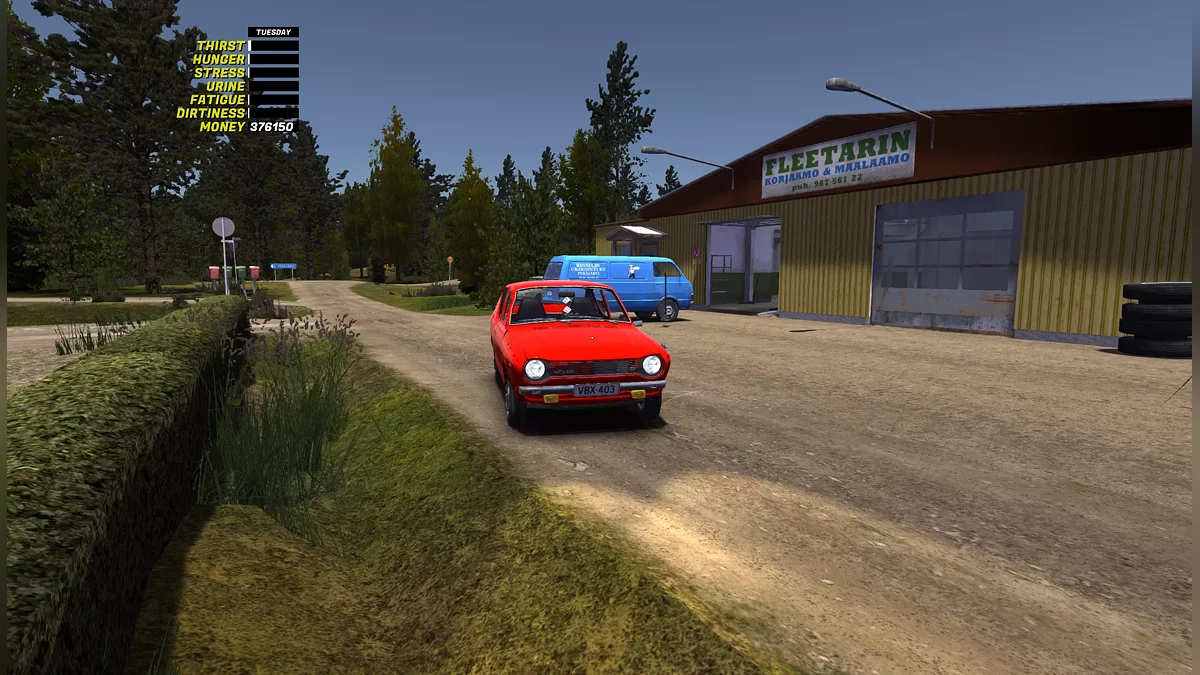 My Summer Car — Kapital sonrası Satsuma, gif, minibüs, 47900 marka