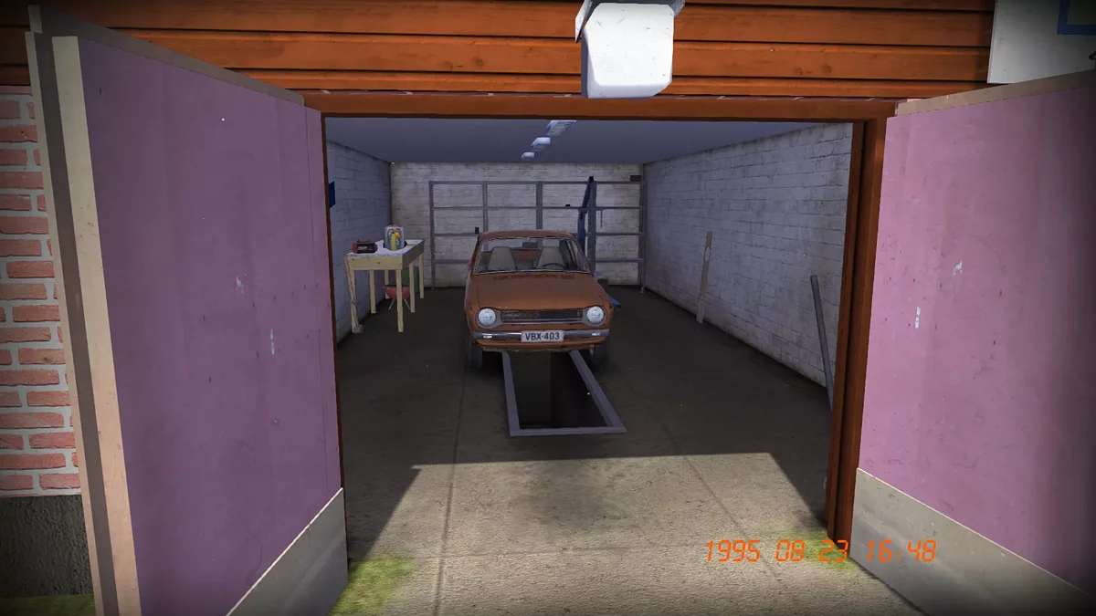 My Summer Car — Stock Satsuma, dużo jedzenia, 500k marek, furgon i gif u domu