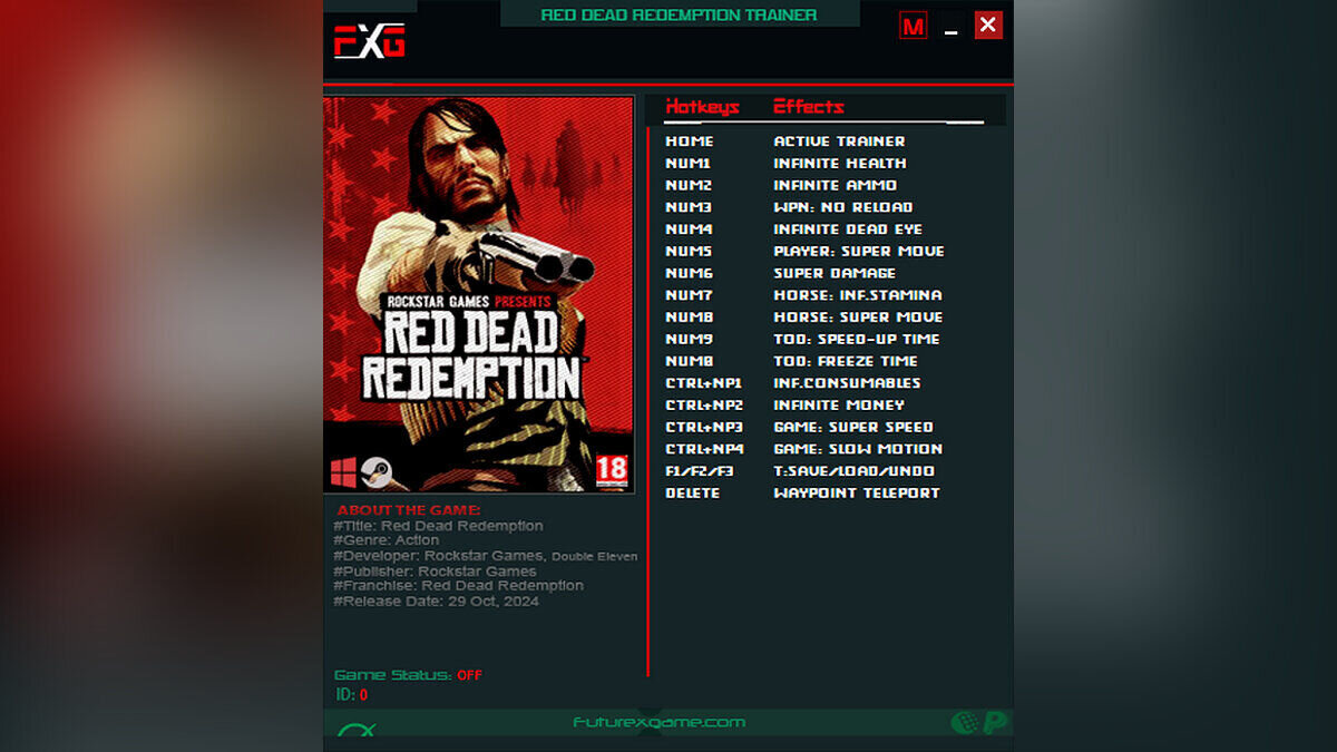 Red Dead Redemption — Trainer (+16) [1.0.40.57107]