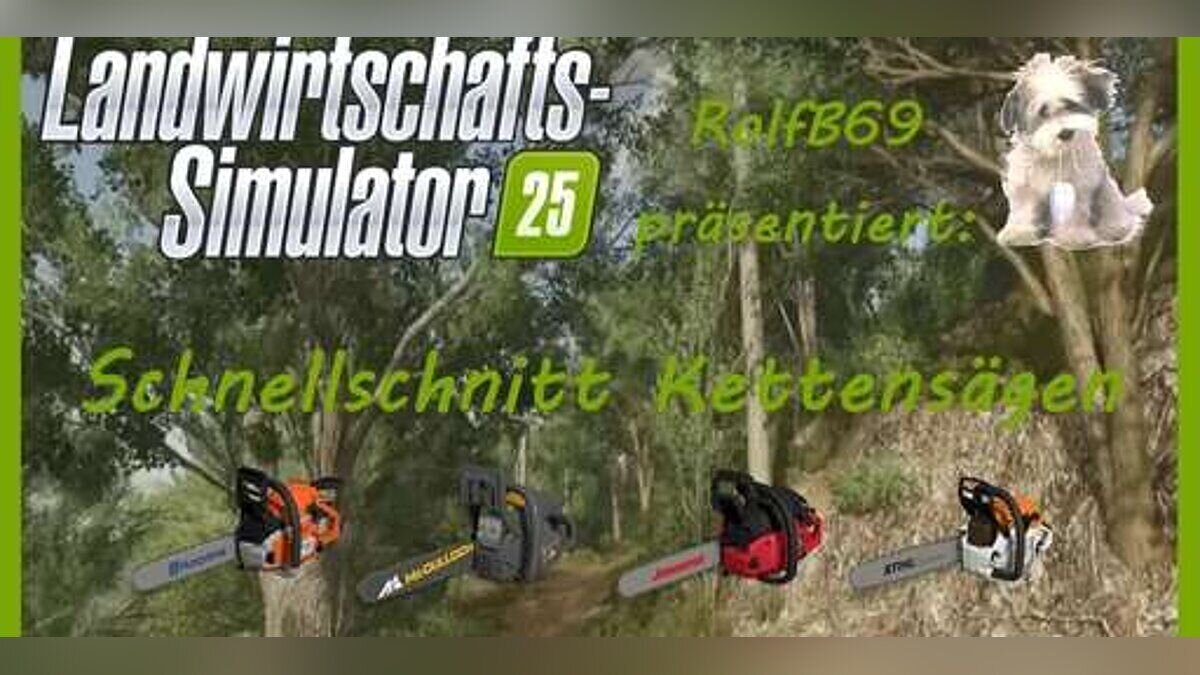 Farming Simulator 25 — Speeding up chainsaws