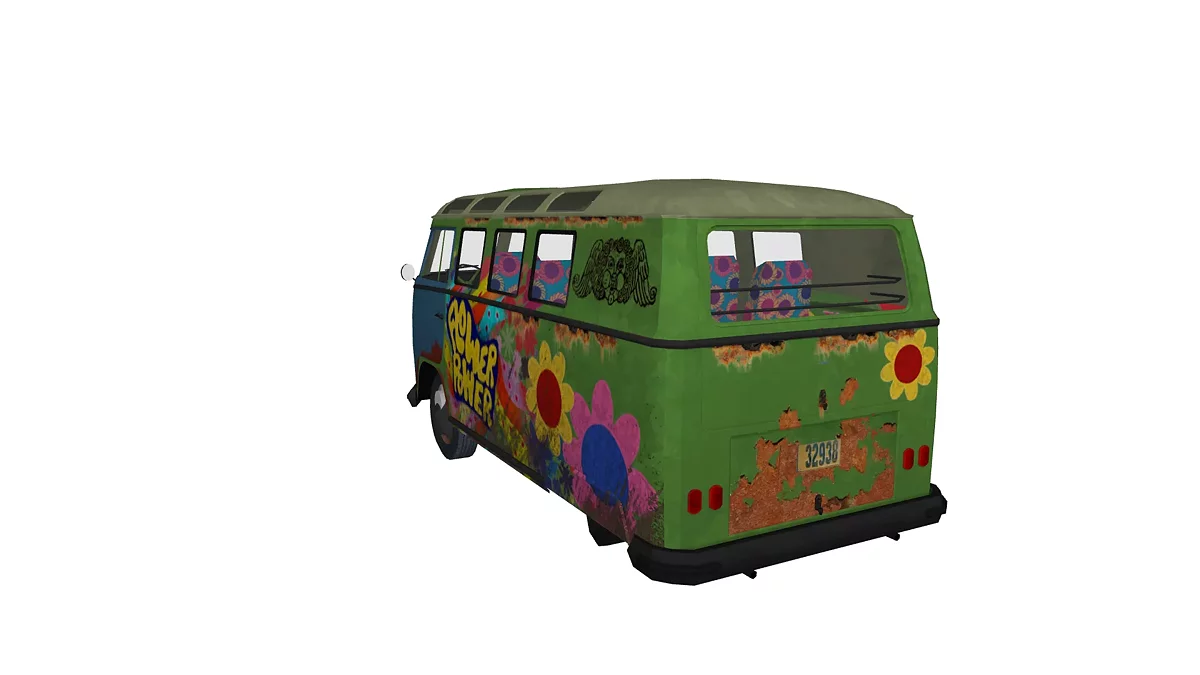 Simple Car Crash Physics Sim — Volkswagen Bulli