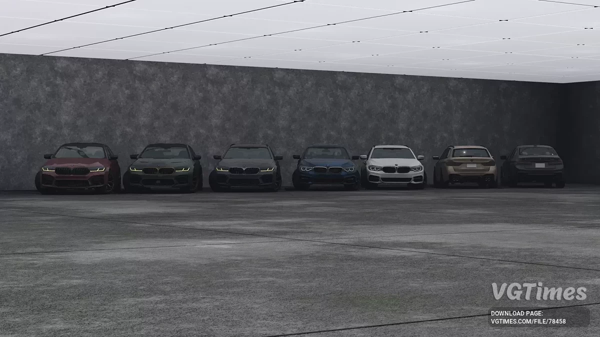 BeamNG.drive — BMW 5-серії (F90 & G30/G31) (110+ Конфігурацій) Виправлено (0.34.x)