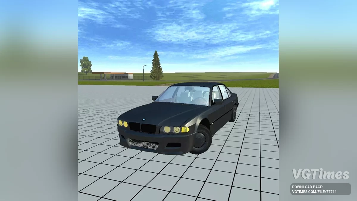 Simple Car Crash Physics Sim — BMW E38 alpino