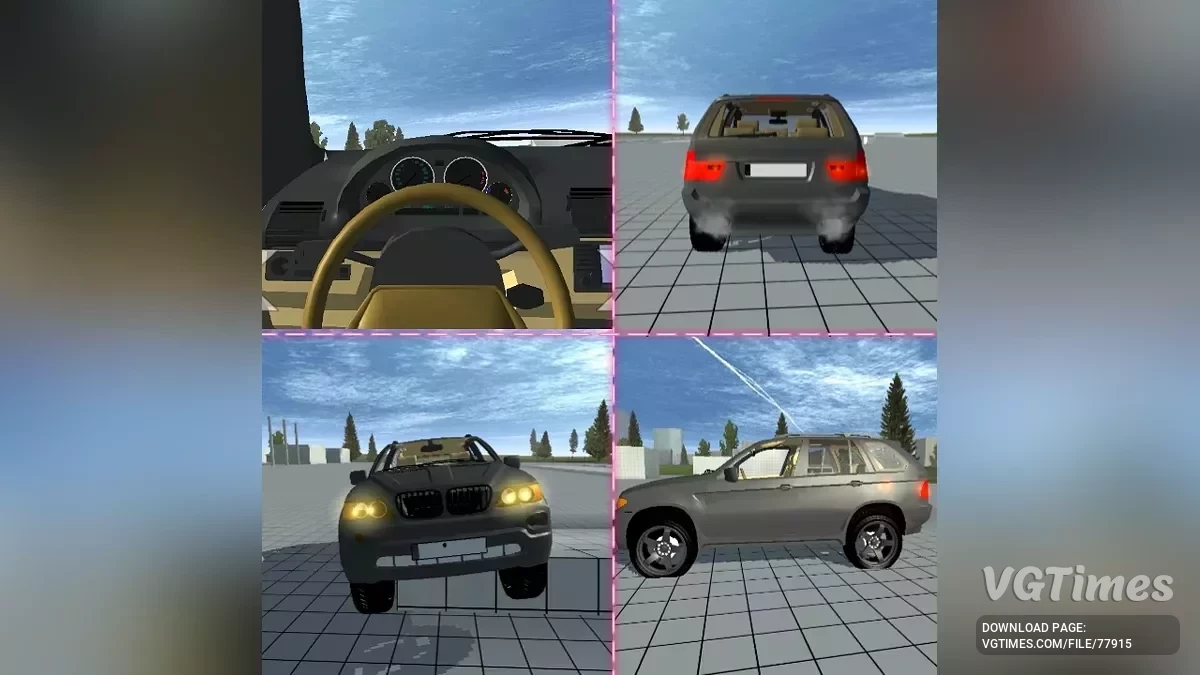 Simple Car Crash Physics Sim — BMW Ks5 remasterizado