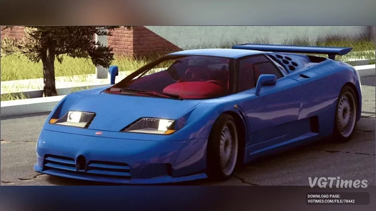 BeamNG.drive — Bugatti EB 110 1991-1995 Beta (0,34.s)