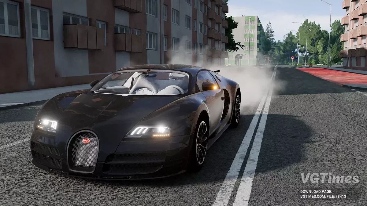 BeamNG.drive — Bugatti Veyron (0,34.s)