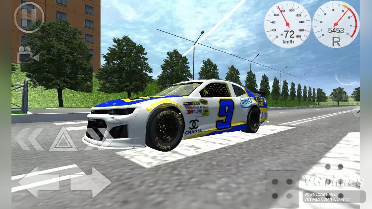 Simple Car Crash Physics Sim — Chevrolet Camaro