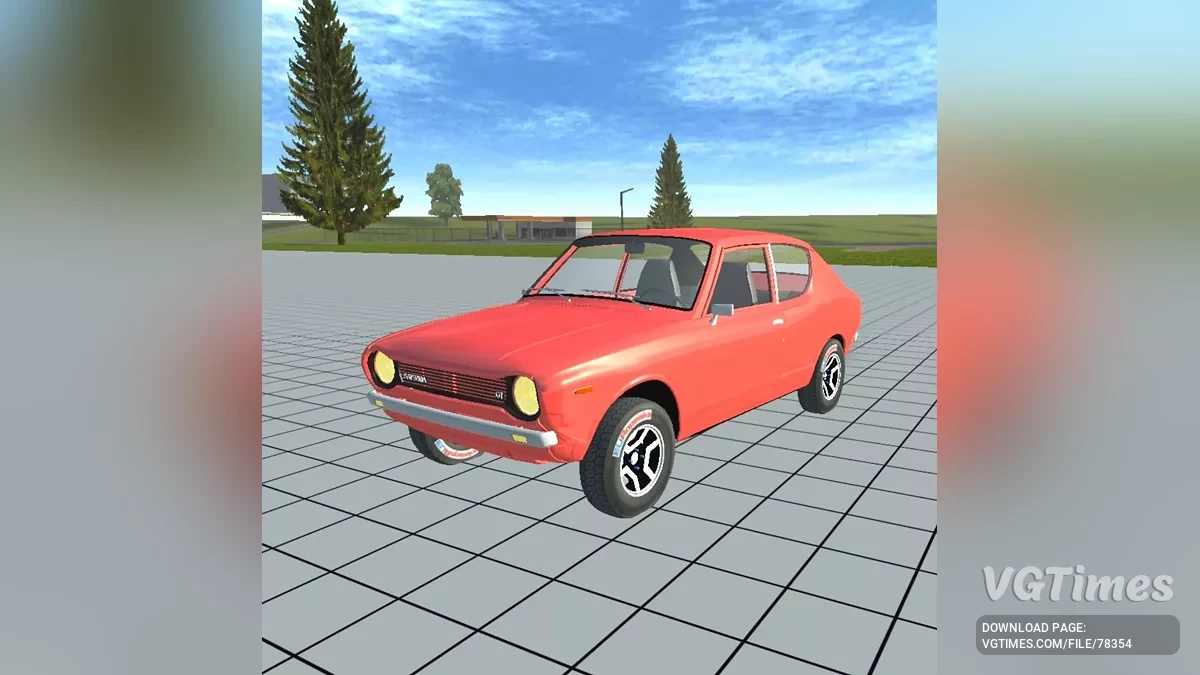 Simple Car Crash Physics Sim — Datsun 100A Satsuma