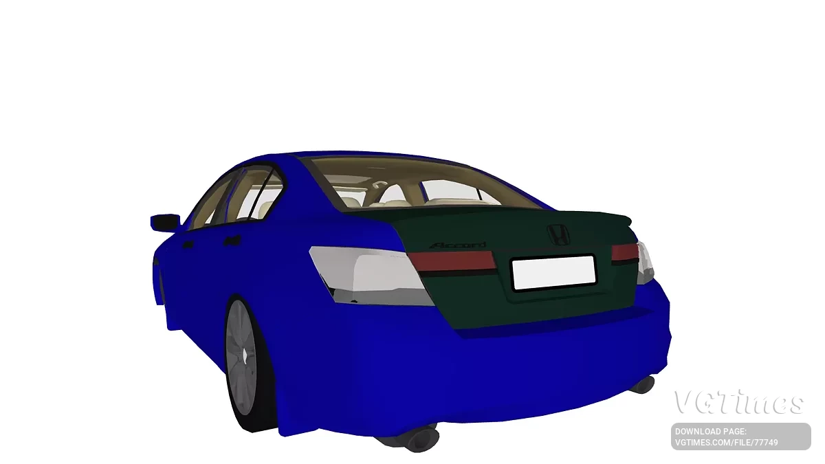 Simple Car Crash Physics Sim — Honda Accord 2007-2012 (spoiler ile)