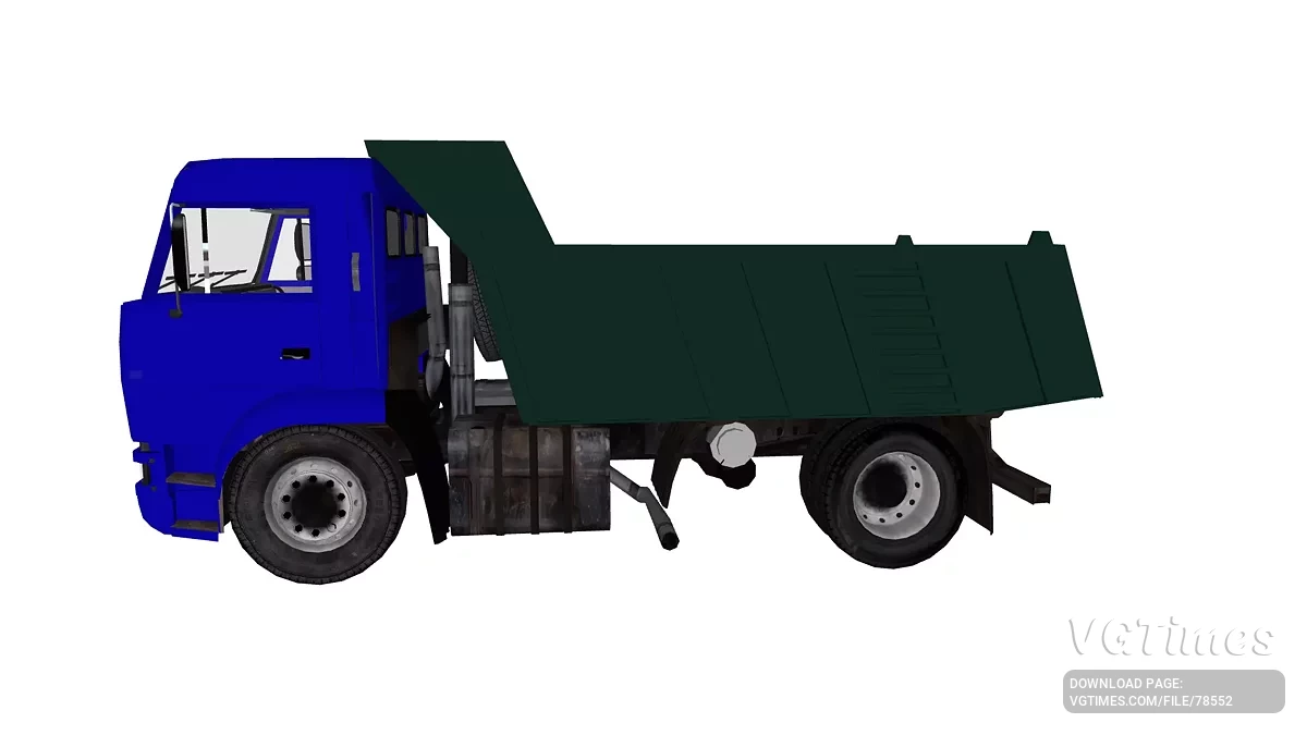 Simple Car Crash Physics Sim — Kamaz 55111