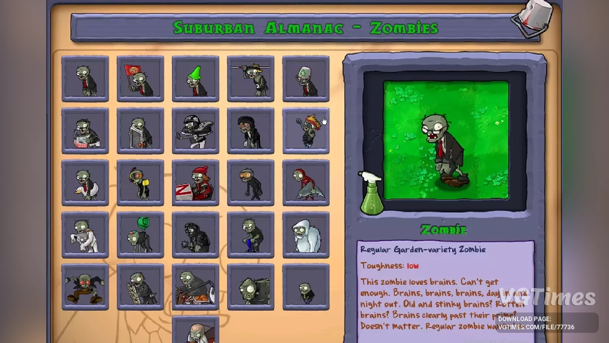 Plants vs. Zombies — Mod incondicional con desove de zombies muy rápido