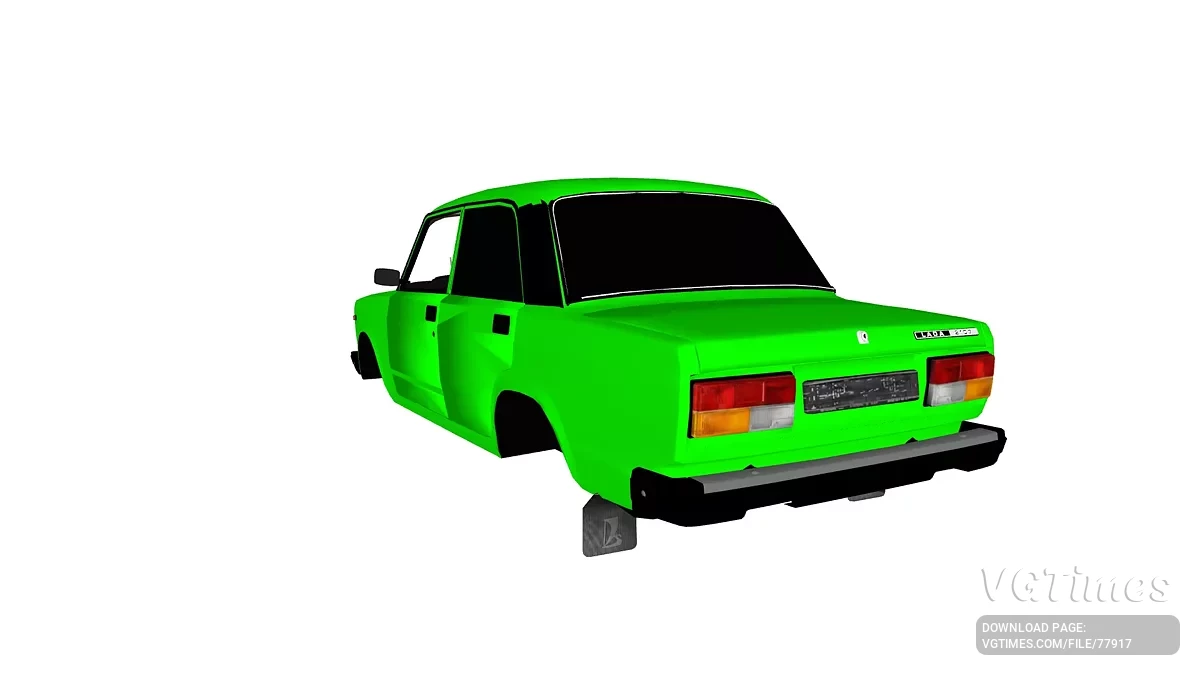 Simple Car Crash Physics Sim — Lada 2107 без номеров
