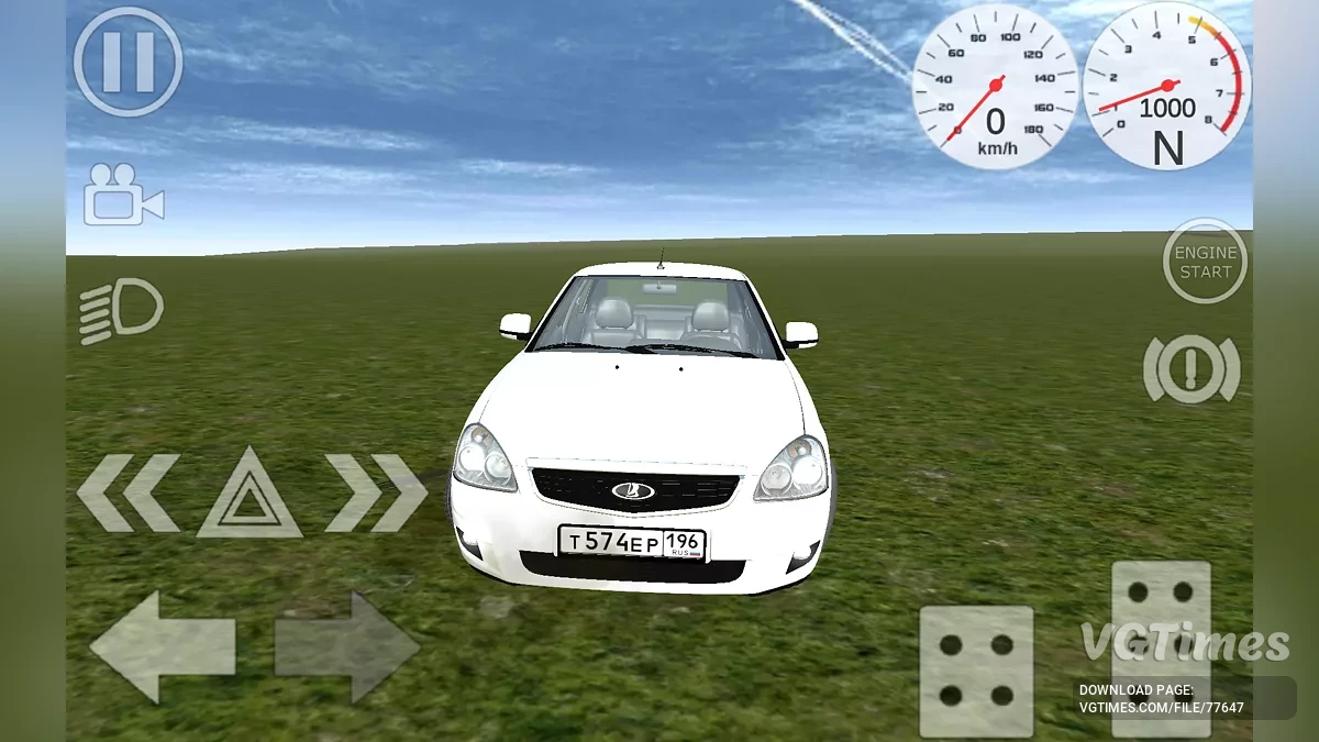 Simple Car Crash Physics Sim — Lada Priora