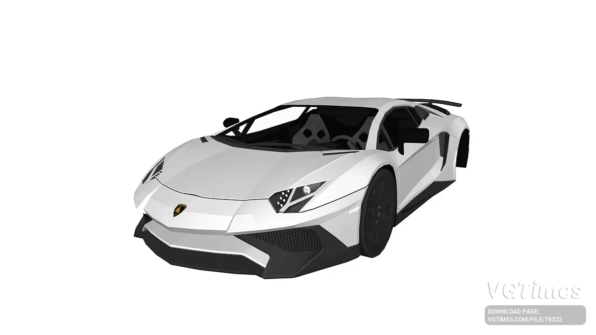 Simple Car Crash Physics Sim — Lamborghini Aventador