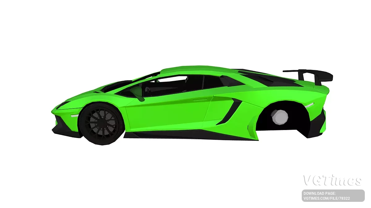 Simple Car Crash Physics Sim — Lamborghini Aventador