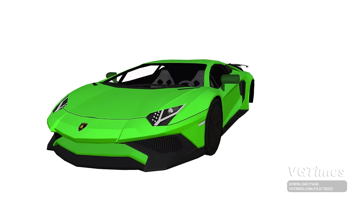 Simple Car Crash Physics Sim — Lamborghini Aventador