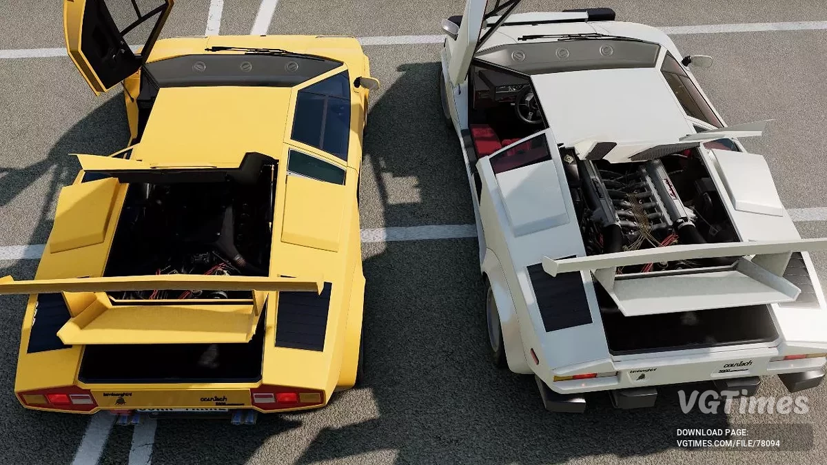 BeamNG.drive — Lamborghini Countach v1.4.6 (0.34.x)