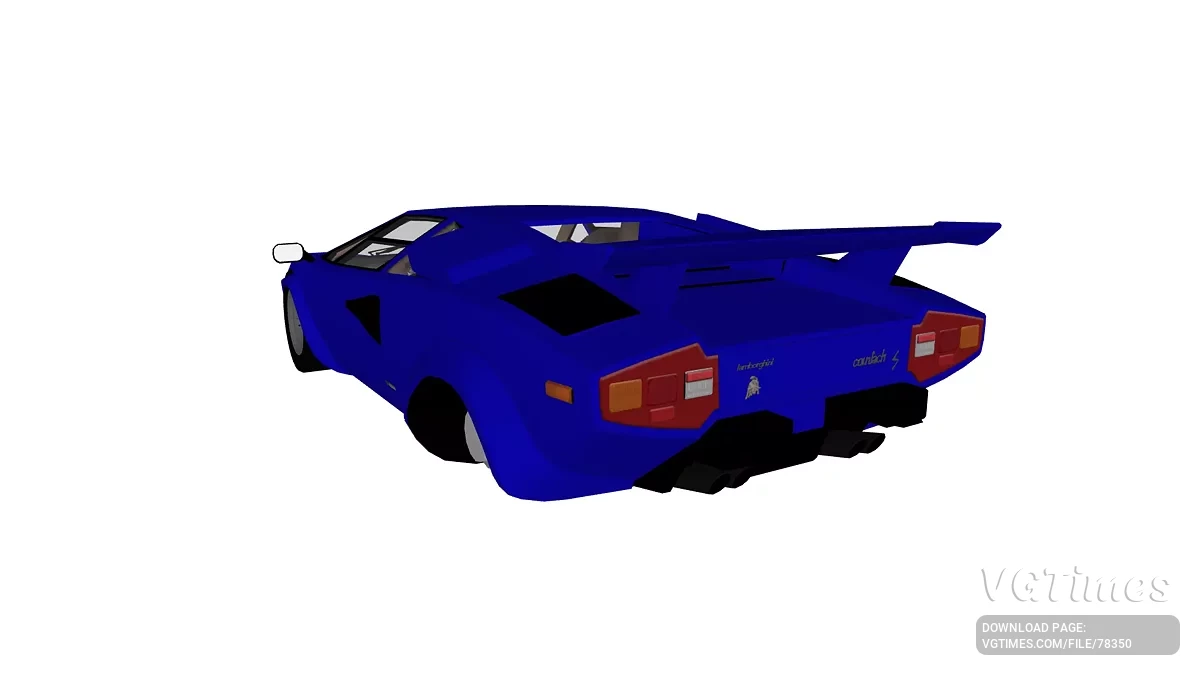 Simple Car Crash Physics Sim — Lamborghini Countach
