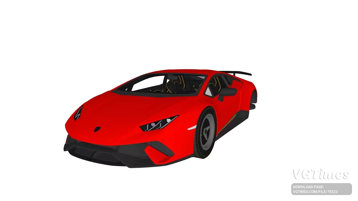 Simple Car Crash Physics Sim — Lamborghini Huracan Performante 2018