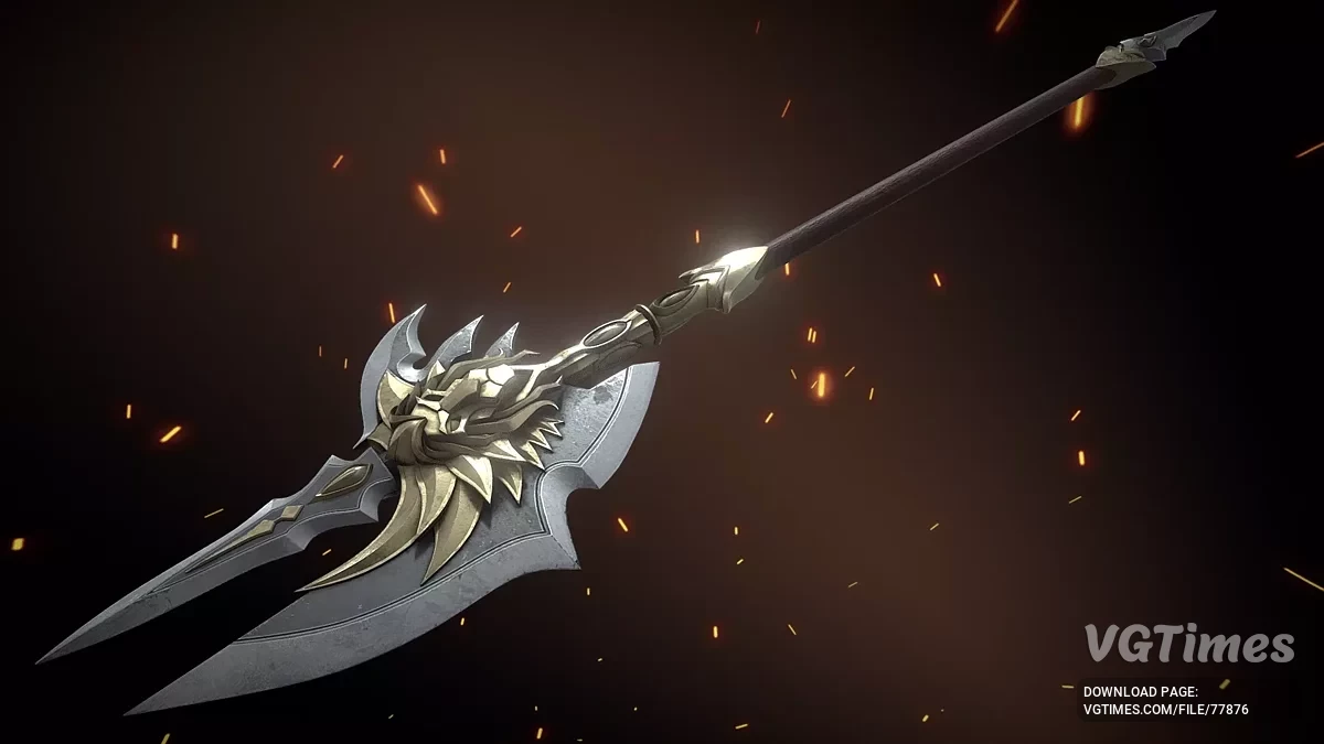 Elden Ring — Lion Halberd (reemplazo de Gargoyle Halberd)