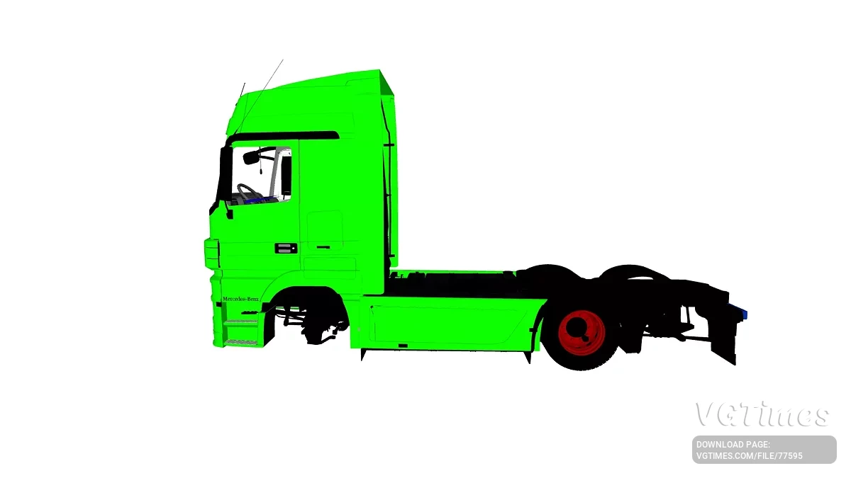 Simple Car Crash Physics Sim — Mercedes-Benz Actros