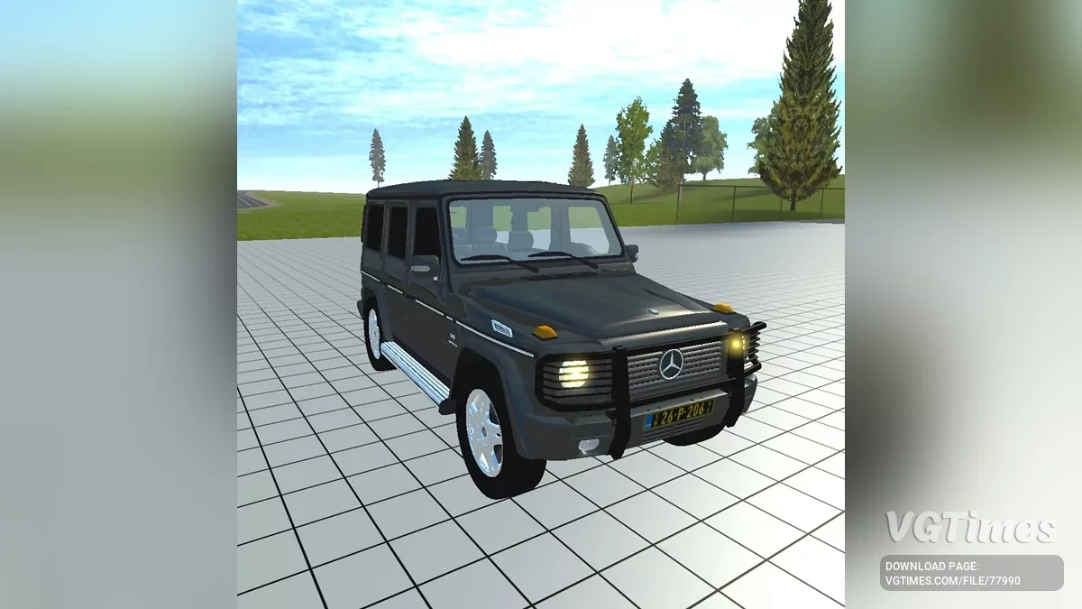 Simple Car Crash Physics Sim — Mercedes Benz G400d V463