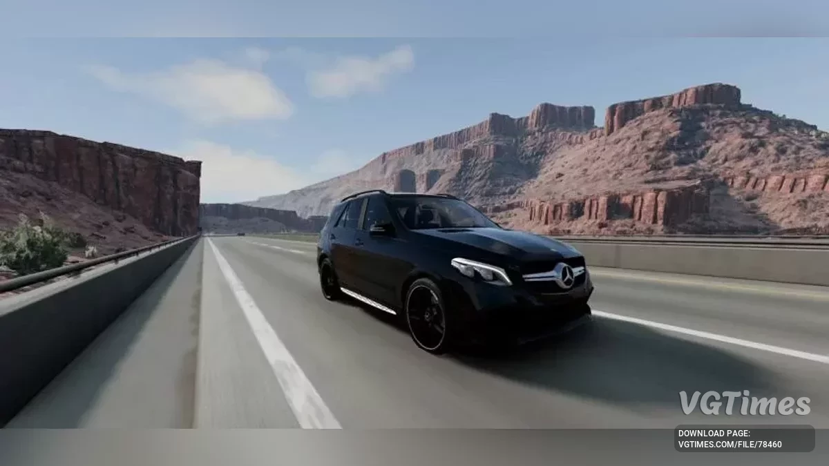 BeamNG.drive — Mercedes-Benz GLE B166 (0,34s)