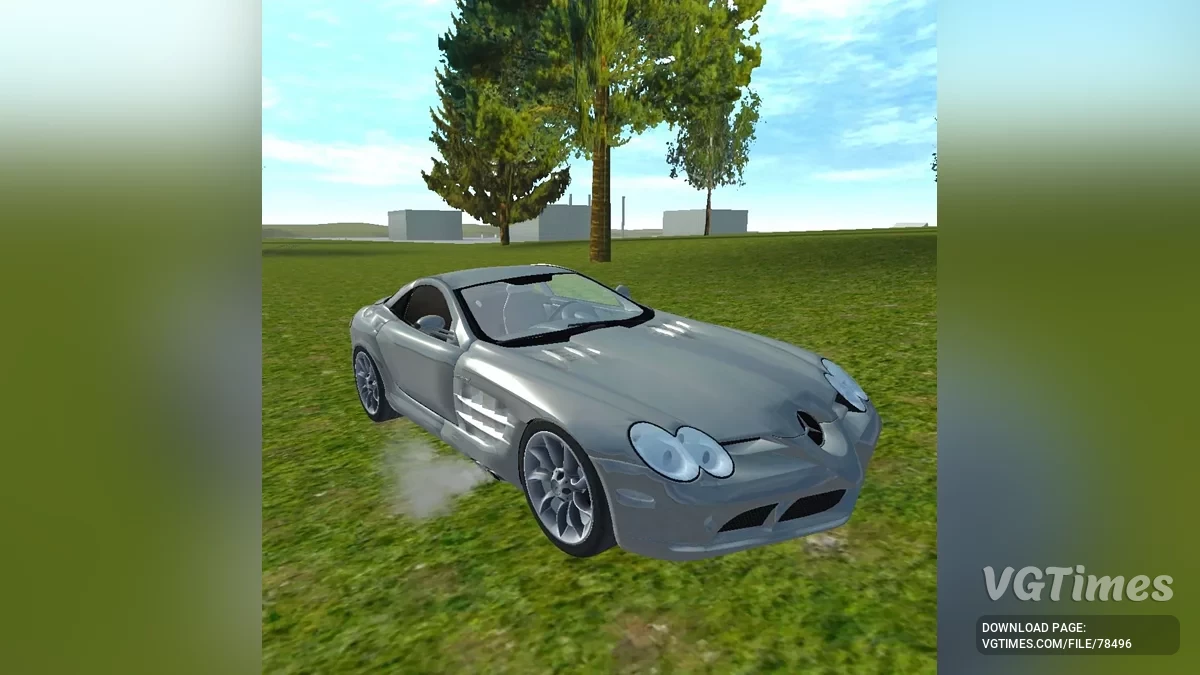 Simple Car Crash Physics Sim — Mercedes Benz SLR Tklaren