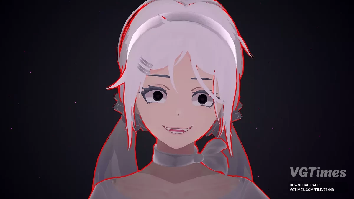 MiSide — Beyaz Takım Elbise ve Siyah Gözlerle Mita