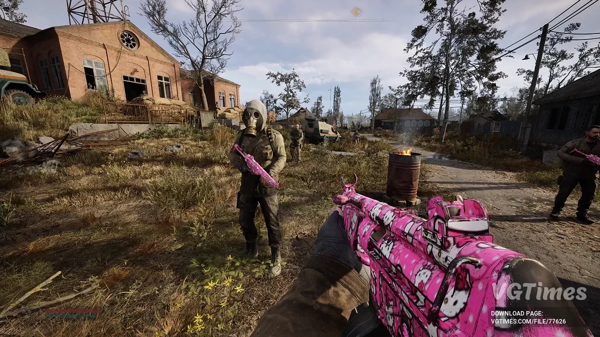 S.T.A.L.K.E.R. 2: Heart of Chornobyl — MP5 en Hello Kitty para colorear