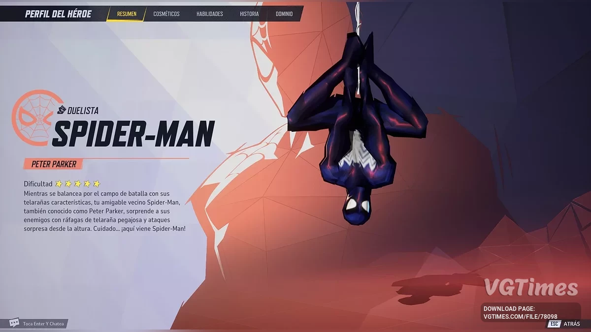 Marvel Rivals — Pacote de Trajes do Homem-Aranha PS1