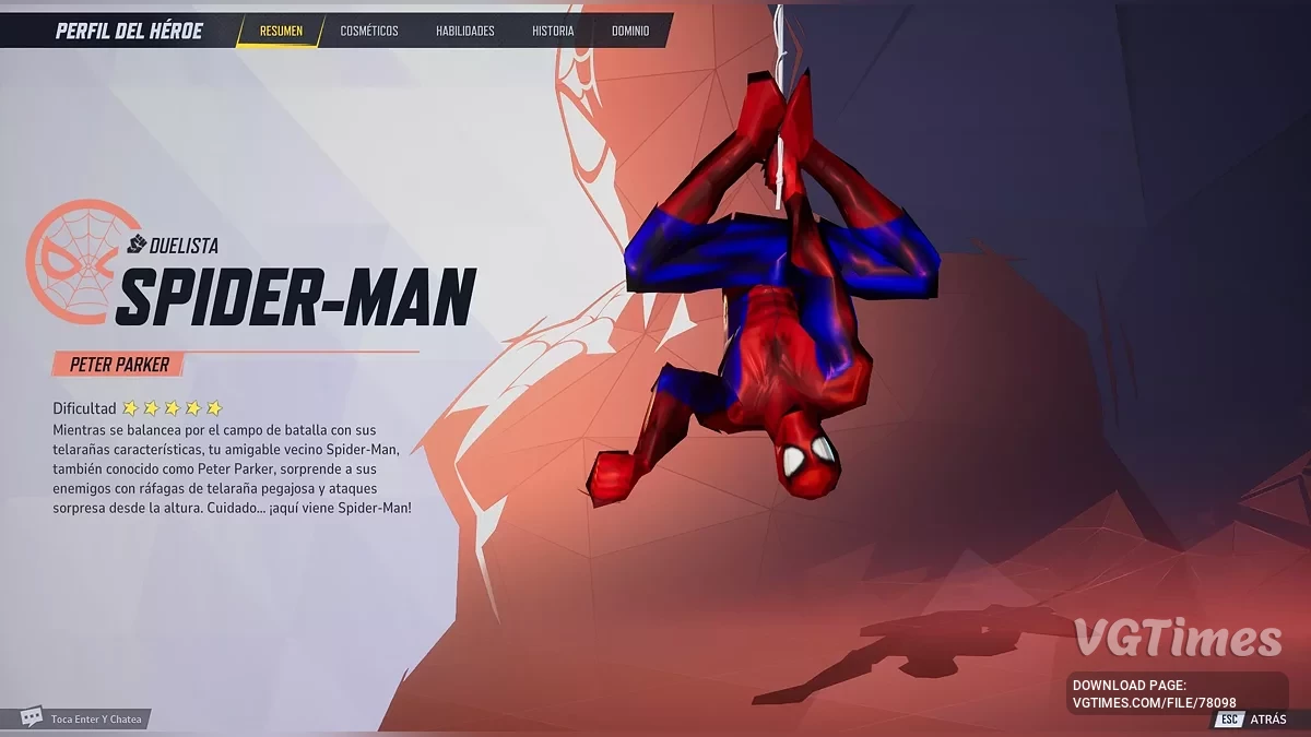 Marvel Rivals — Pacote de Trajes do Homem-Aranha PS1