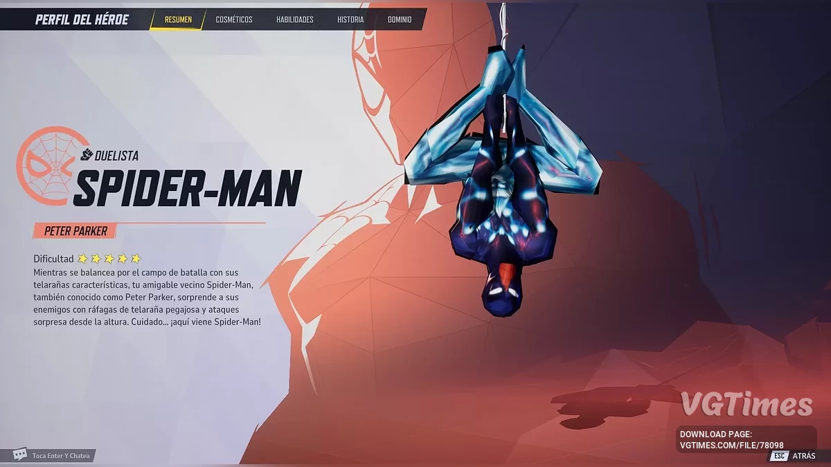 Marvel Rivals — Pacote de Trajes do Homem-Aranha PS1