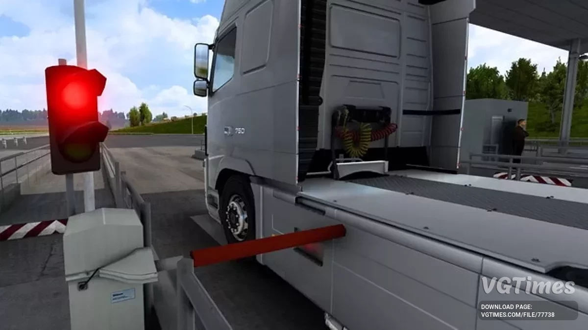 Euro Truck Simulator 2 — Viaja a través de puntos de pago sin restricciones [1.53]