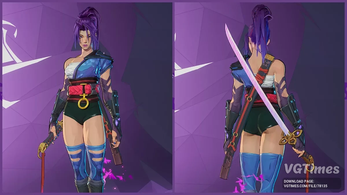 Marvel Rivals — Psylocke without a skirt and mask