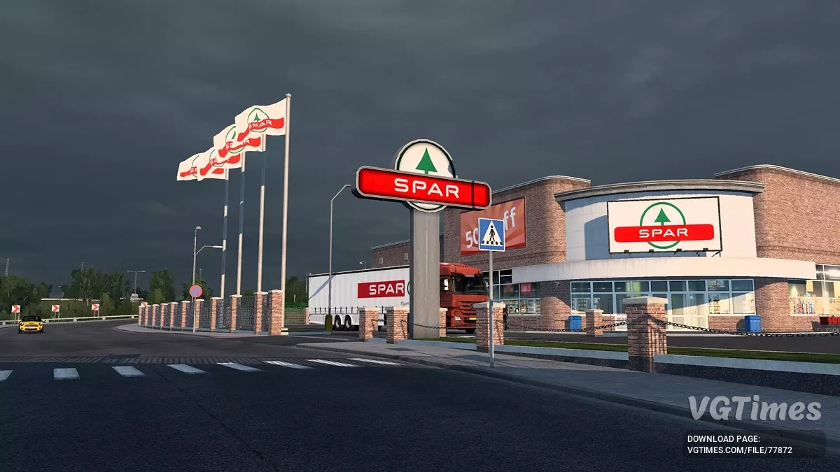 Euro Truck Simulator 2 — Реальні компанії, автозаправки та рекламні щити [v2.03.02]