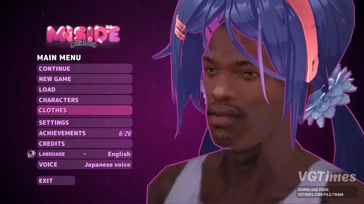 MiSide — Skin CJ (CJ de GTA : San Andreas)