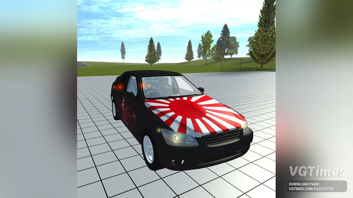 Simple Car Crash Physics Sim — Toyota Alteza