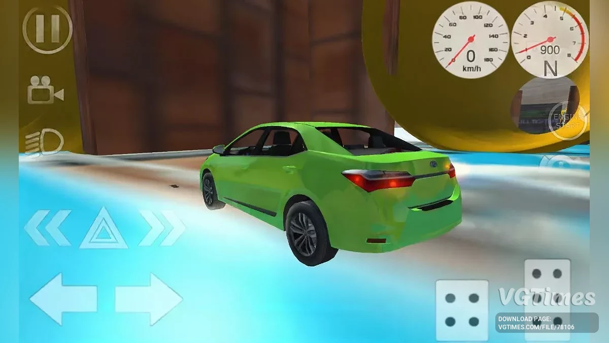 Simple Car Crash Physics Sim — Toyota Corolla
