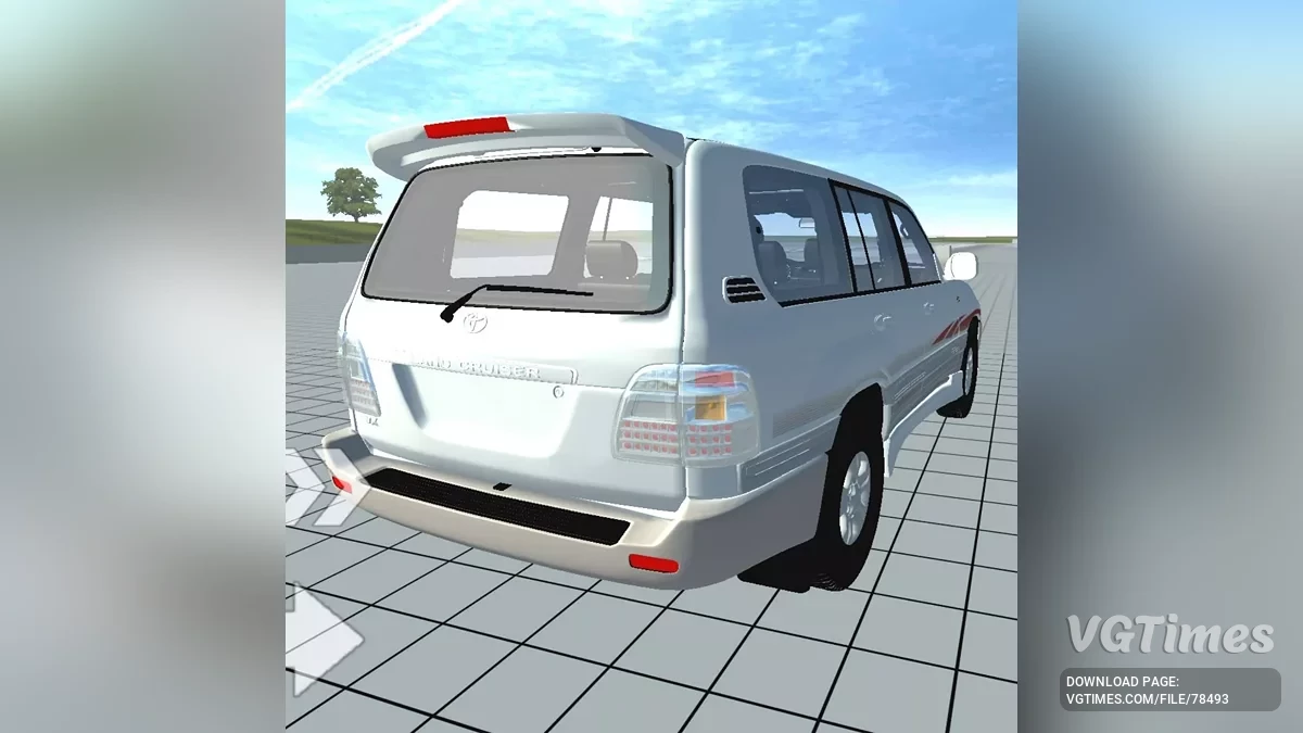Simple Car Crash Physics Sim — Toyota Land Cruiser